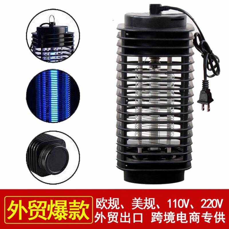 Foreign Trade Cross-Border Home Appliances Amazon AliExpress EBay Black King Kong Home Electronic Mosquito Killer Lamp Mosquito Lamp Mosquito Killer Battery Racket