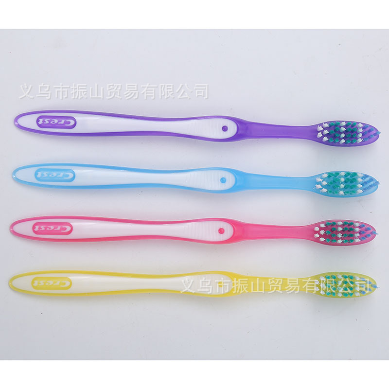 Colorful Crystal Three Value Pack Wave Bristle Medium Hair Toothbrush Colorful Crystal Three Value Pack Wave Bristle Medium Hair Toothbrush