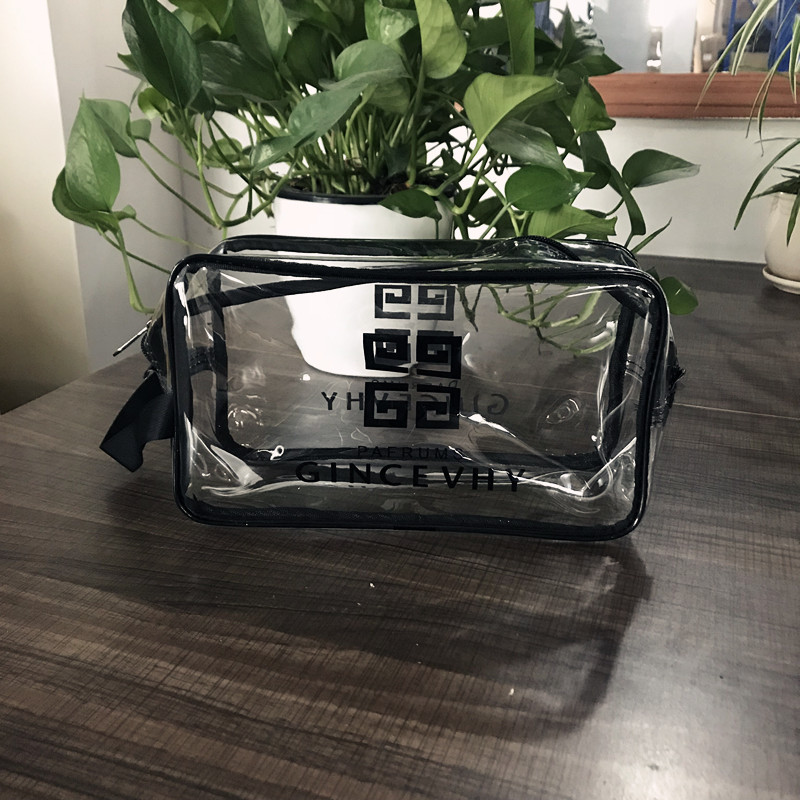 Waterproof PVC Cosmetic Bag Large Capacity Travel Storage Bag PVC Transparent Wash Bag Beach Bag