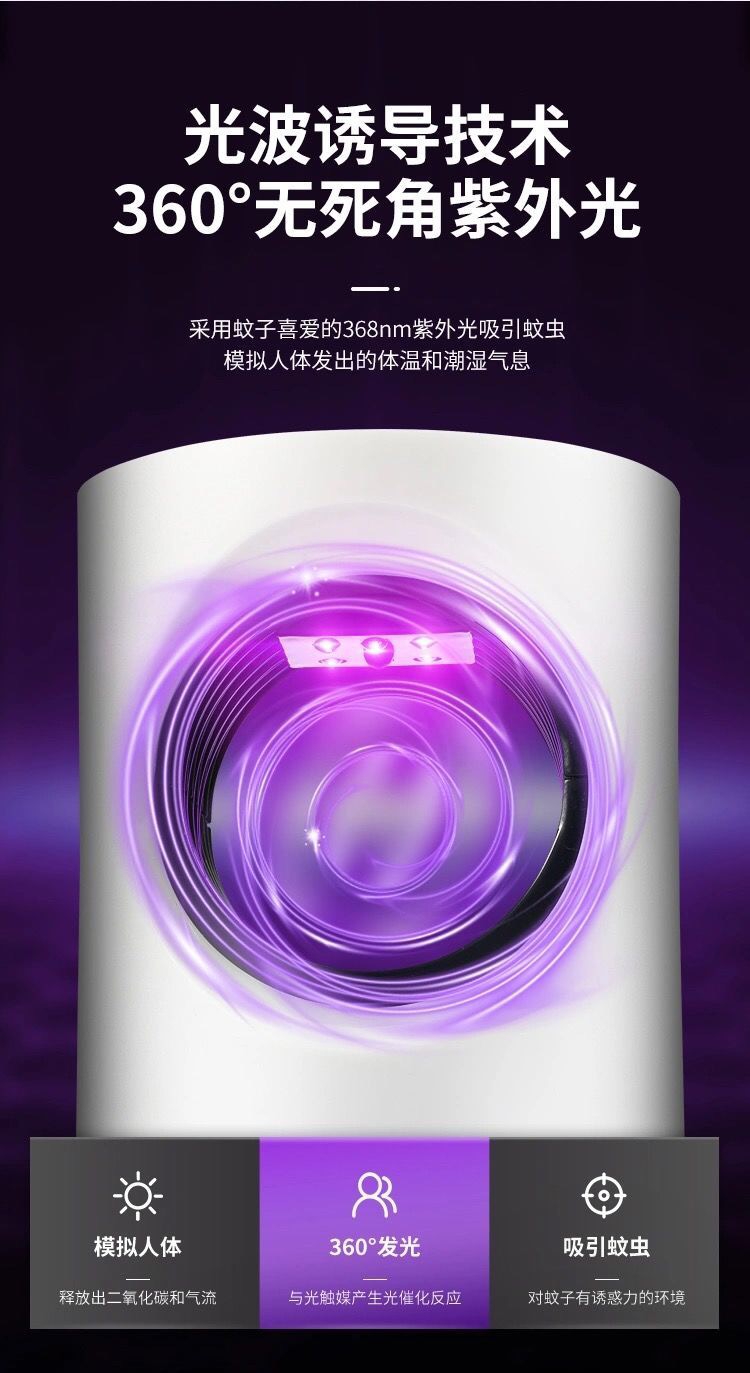 Ultraviolet Mosquito Killer Lamp USB Night Light LED Insect Trap Radiationless Mosquito Repellent Room Living Bedroom Ultraviolet Mosquito Killer Lamp USB Night Light LED Insect Trap Radiationless Mosquito Repellent Room Living Bedroom