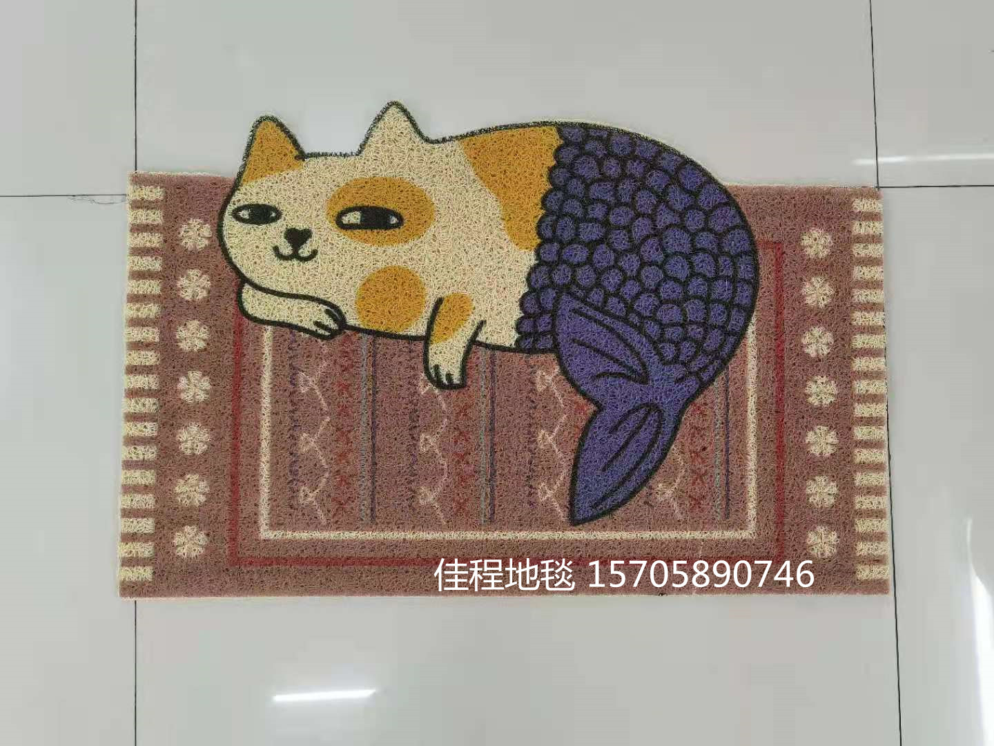 New Animal Special-Shaped Mat Silk Ring Animal Mat PVC Non-Slip Mat Modeling Pad HD 3D Spray Printing Mat