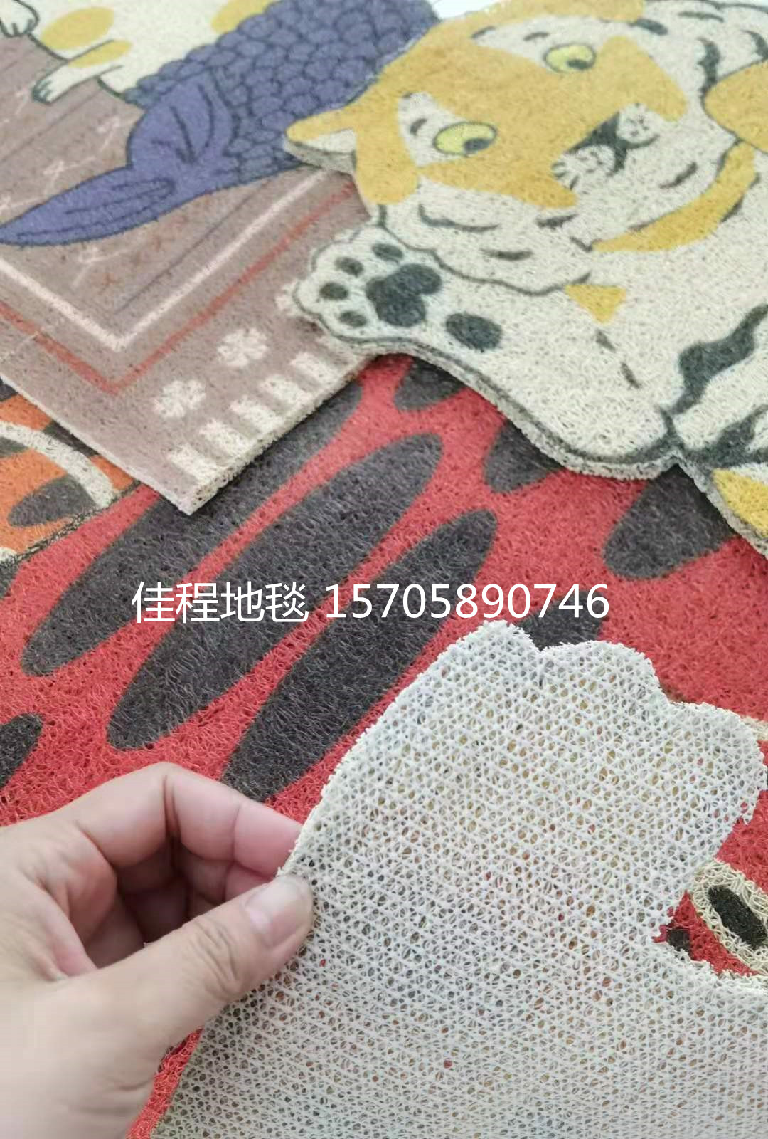 New Animal Special-Shaped Mat Silk Ring Animal Mat PVC Non-Slip Mat Modeling Pad HD 3D Spray Printing Mat