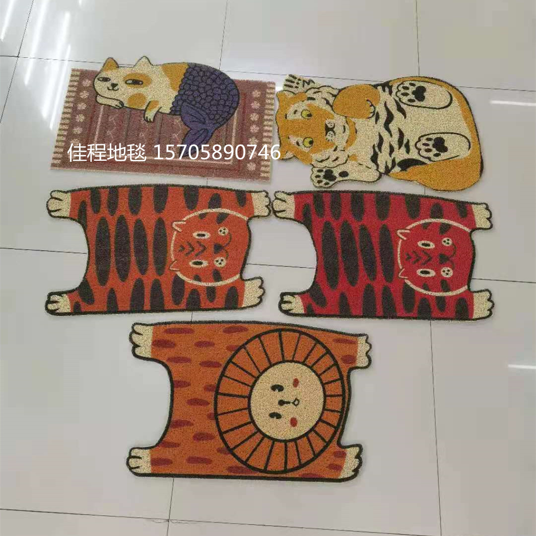 New Animal Special-Shaped Mat Silk Ring Animal Mat PVC Non-Slip Mat Modeling Pad HD 3D Spray Printing Mat