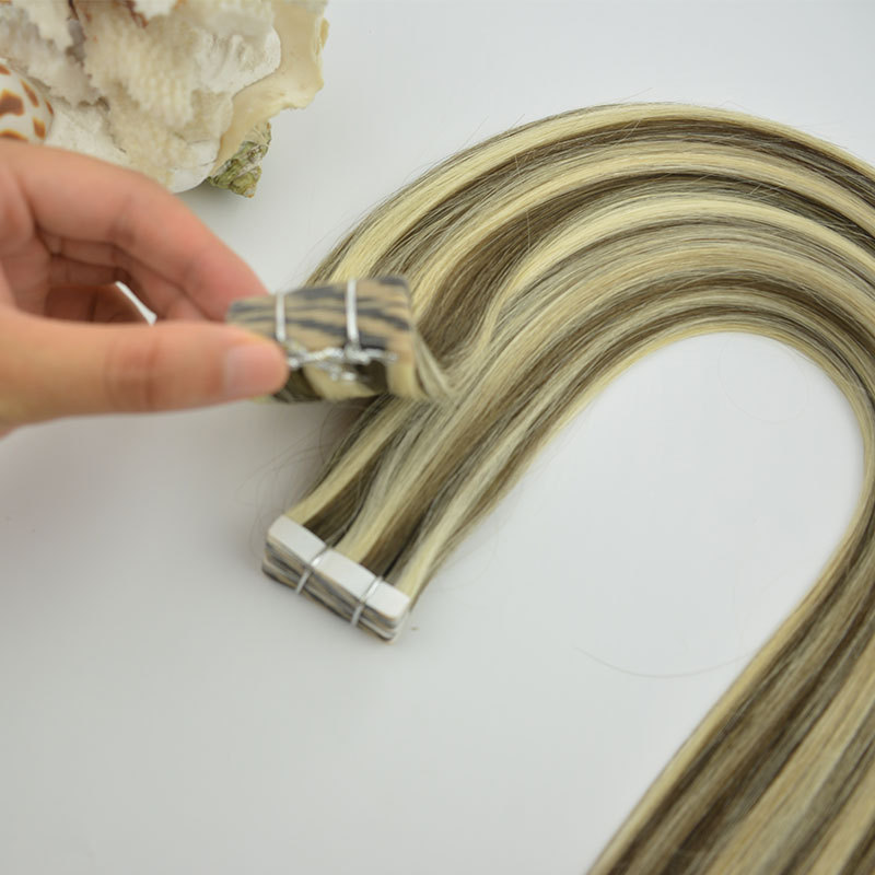 Real Human Hair Seamless Hair Extension Piano Color Intercolor Pu Hair Extension Tape Hair Extension Real Human Hair Seamless Hair Extension Piano Color Intercolor Pu Hair Extension Tape Hair Extension