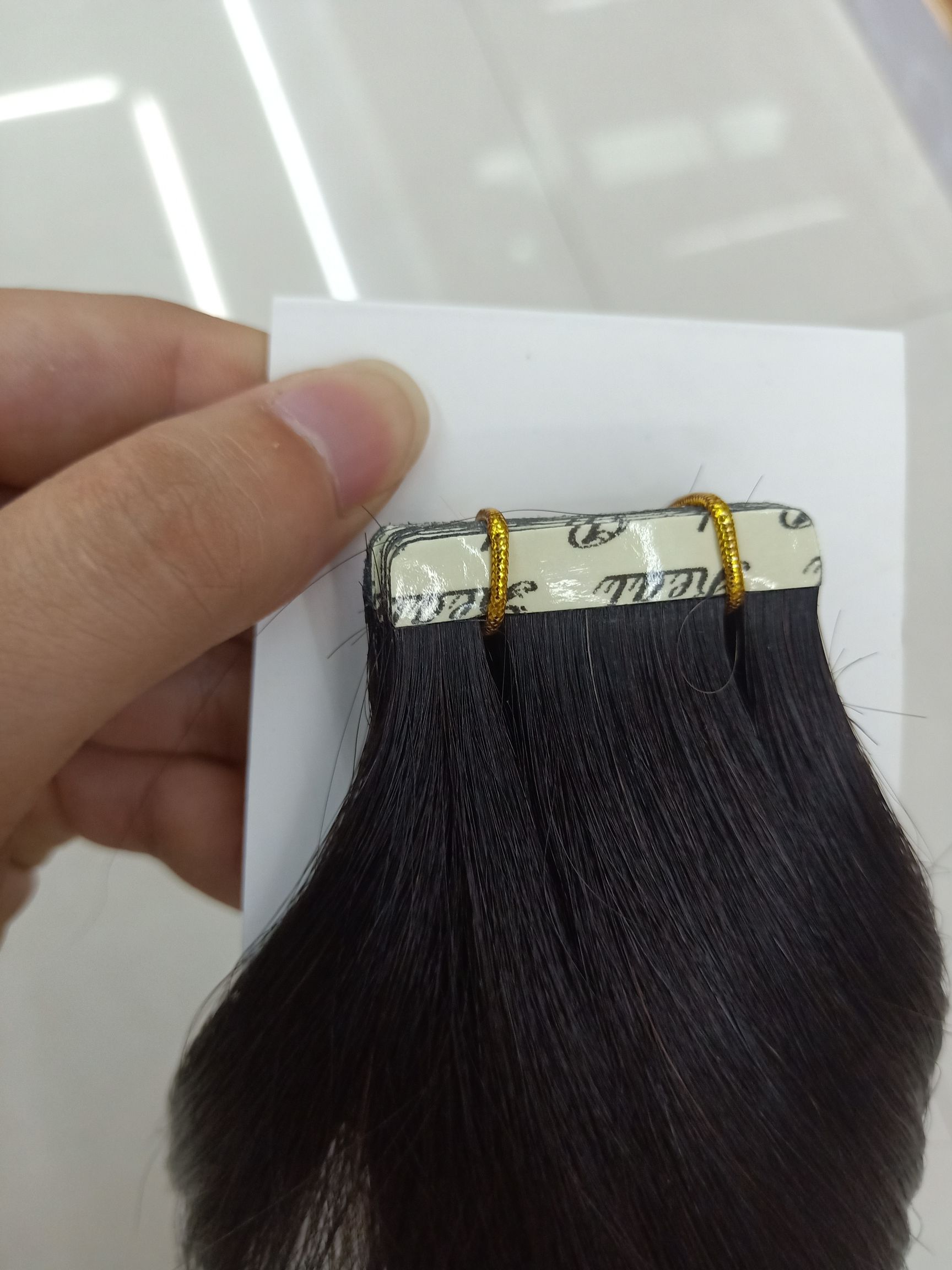 Human hair PU Hair Extension Natural color 50 to 60 cm domestic MALT Gum Human hair PU Hair Extension Natural color 50 to 60 cm domestic MALT Gum