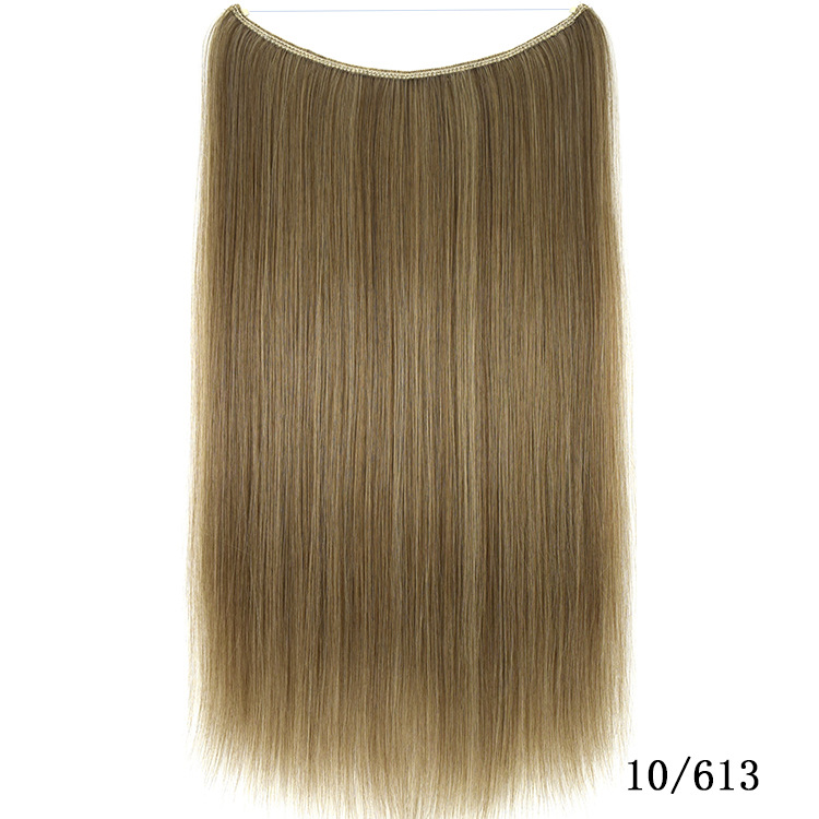 Foreign Trade Popular Style Fish Line Hair Fishing Line Hair Weft Seamless Hair Extension Europe and America Cross Border Fashion Wig Set Foreign Trade Popular Style Fish Line Hair Fishing Line Hair Weft Seamless Hair Extension Europe and America Cross Border Fashion Wig Set