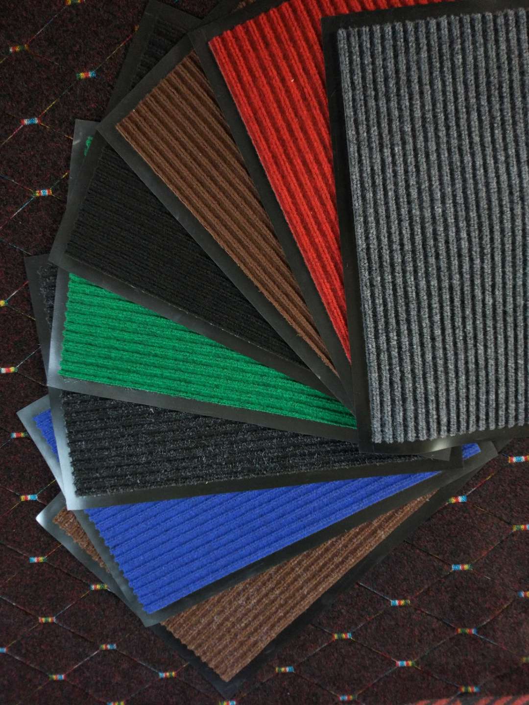Double Striped Mat Polyester Non-Slip Mat Absorbent Door Mat Polyester Ground Mat PVC Striped Floor Mat Striped Carpet Double Striped Mat Polyester Non-Slip Mat Absorbent Door Mat Polyester Ground Mat PVC Striped Floor Mat Striped Carpet