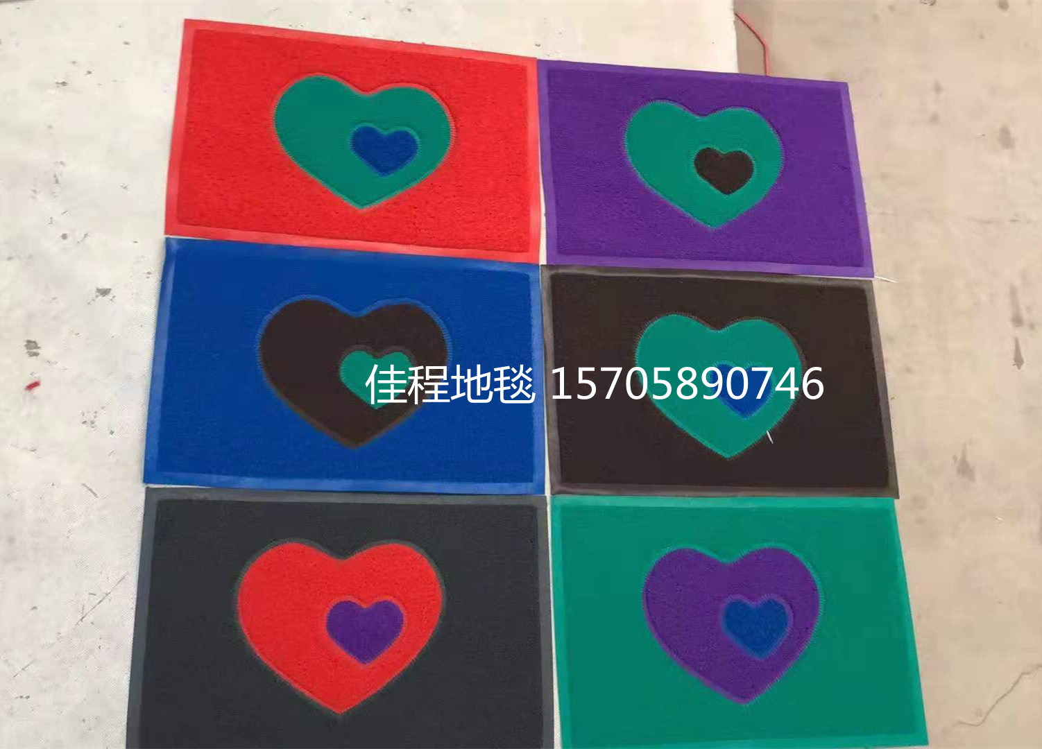 Thin Brushed Stitching Mat Non-Slip Mat Door Mat Floor Mat PVC Floor Mat Brushed Foot Mat Wire Ring Embossed Mat