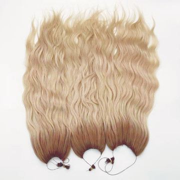 Feather hair micro-weave Small circle Feather seamless extension hair wig pieces can be repeated and dyed Feather hair micro-weave Small circle Feather seamless extension hair wig pieces can be repeated and dyed