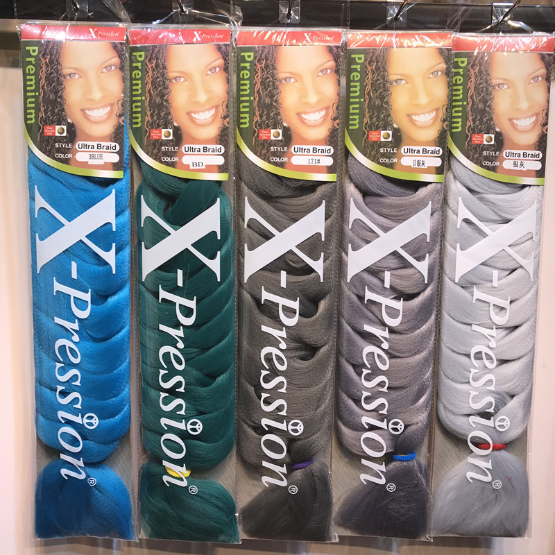 XPression African Black Dreadlocks Wig Color Big Braid Wig Chemical Fiber Big Braid Hair Extension XPression African Black Dreadlocks Wig Color Big Braid Wig Chemical Fiber Big Braid Hair Extension