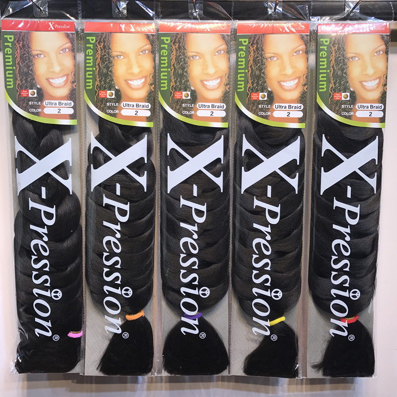 XPression African Black Dreadlocks Wig Color Big Braid Wig Chemical Fiber Big Braid Hair Extension XPression African Black Dreadlocks Wig Color Big Braid Wig Chemical Fiber Big Braid Hair Extension