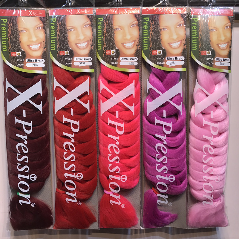 XPression African Black Dreadlocks Wig Color Big Braid Wig Chemical Fiber Big Braid Hair Extension XPression African Black Dreadlocks Wig Color Big Braid Wig Chemical Fiber Big Braid Hair Extension