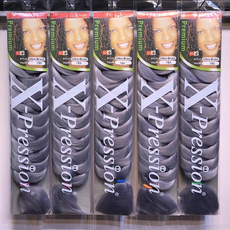 XPression African Black Dreadlocks Wig Color Big Braid Wig Chemical Fiber Big Braid Hair Extension XPression African Black Dreadlocks Wig Color Big Braid Wig Chemical Fiber Big Braid Hair Extension