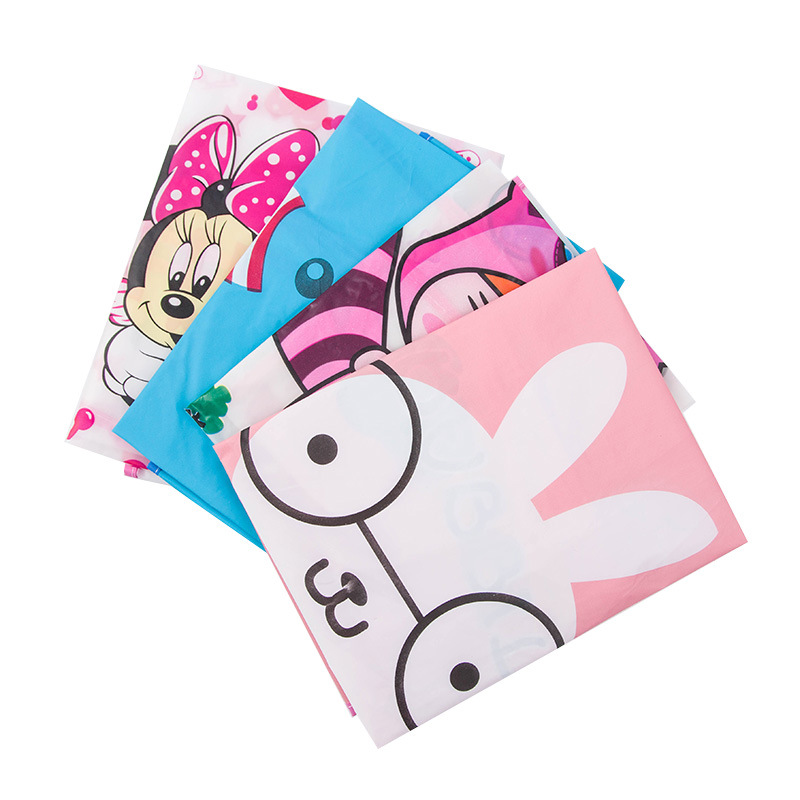Cartoon Kitchen Half-Length Apron PVC Waterproof Antifouling Apron Cute Oil-Proof Sleeveless Apron