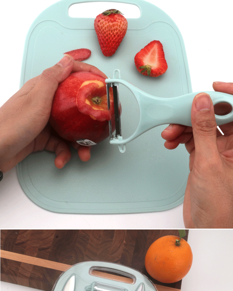 in Stock Kitchen Tools Plastic Chopping Board Paring Knife Kitchen Scissors Fruit Knife FourPiece Gift Knife Set