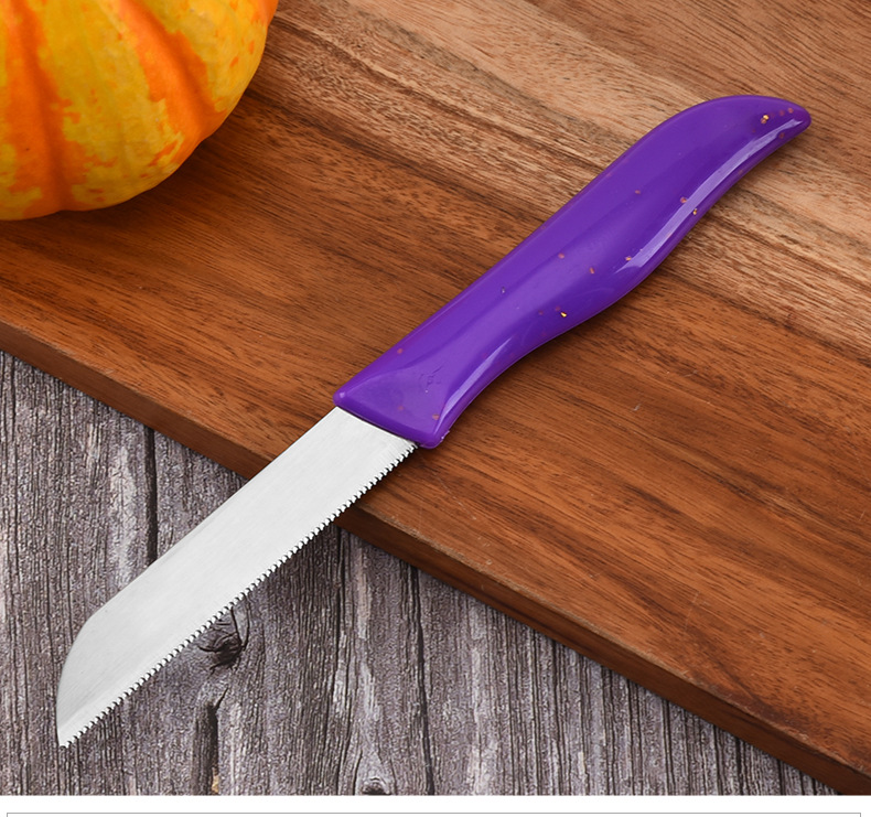 Factory Wholesale SST Fruit Knife Household Vegetables Paring Knife Set Kitchen Pp Handle Knife Support Customization