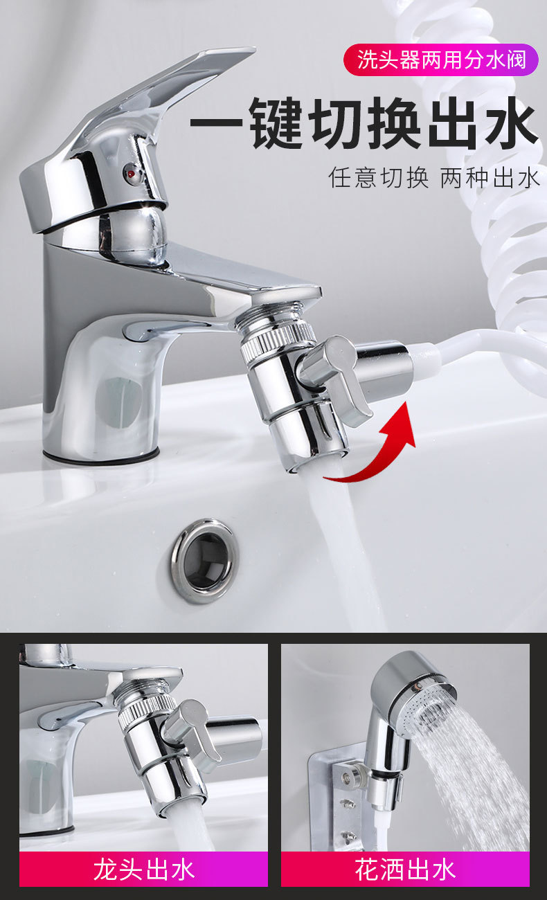 Wash Basin Faucet External Shower Toilet Washbasin Extension Shampoo Universal Hand-Held Small Nozzle Hair Shampoo Brush Wash Basin Faucet External Shower Toilet Washbasin Extension Shampoo Universal Hand-Held Small Nozzle Hair Shampoo Brush