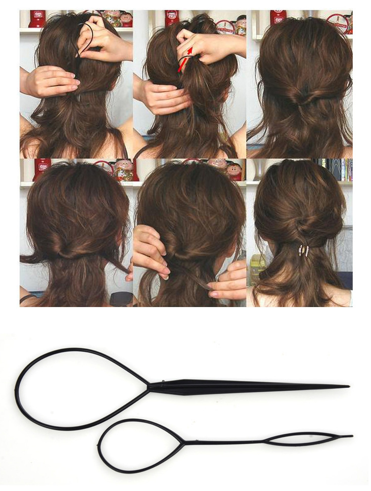 Portable Pattern Hair Puller Pin Updo Hair Extension Tool Portable Magic Hair Stick Pattern Hair Band Portable Pattern Hair Puller Pin Updo Hair Extension Tool Portable Magic Hair Stick Pattern Hair Band
