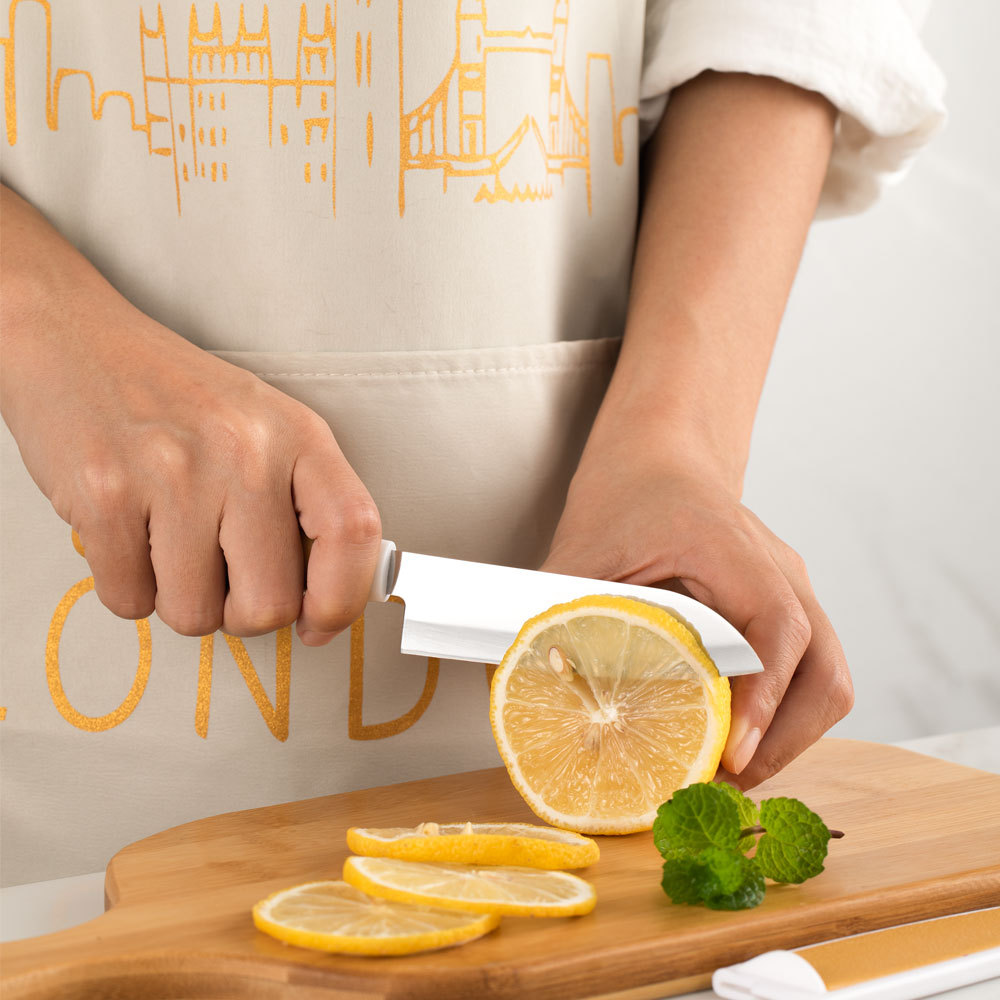 Damascus Pattern Kitchen Knife Household Stainless Steel Multifunctional Paring Knife Potato Melon and Fruit Portable Length Fruit Knife