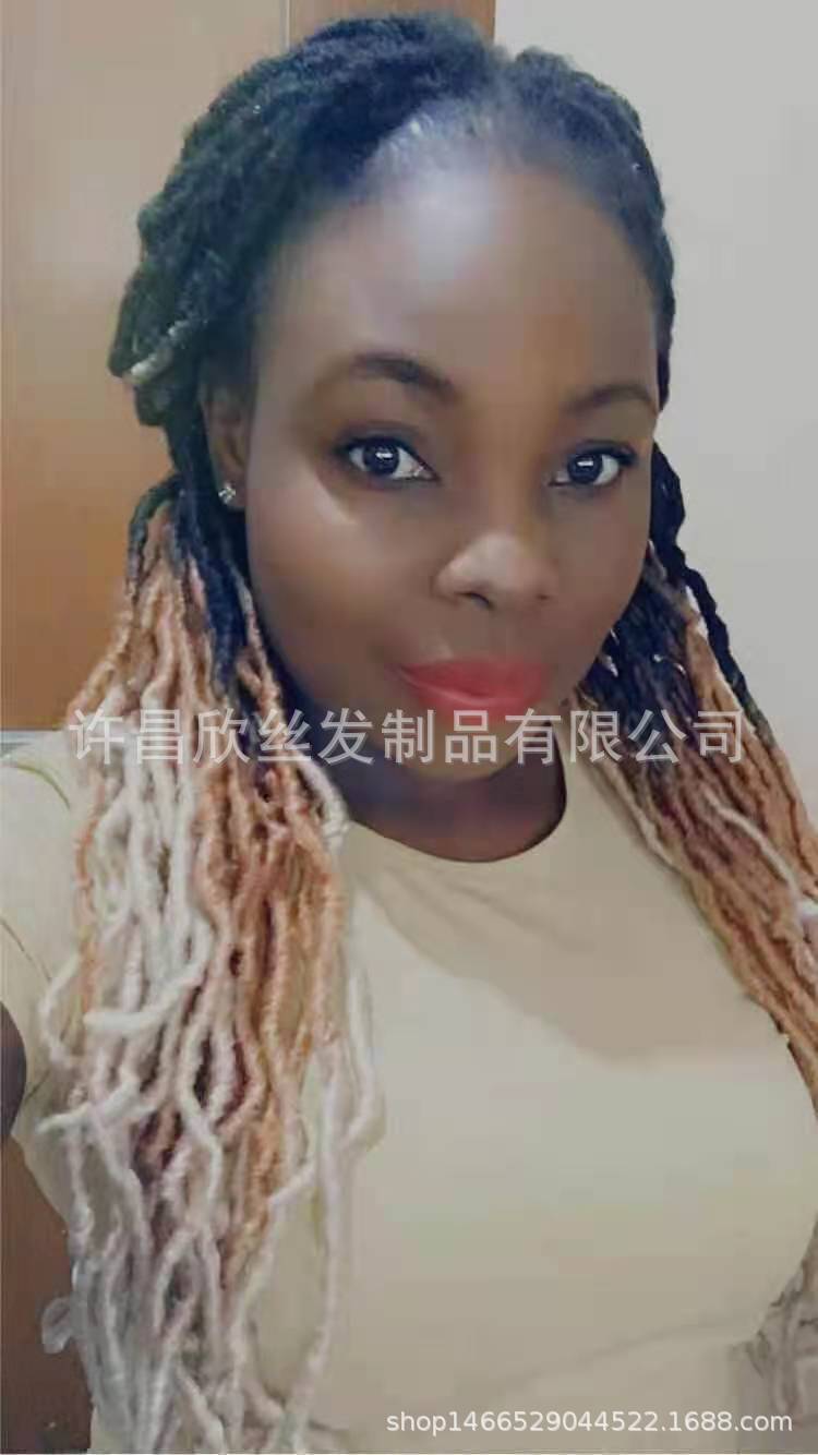 Cross-Border European and American African Dreadlocks Wig Crochet Hair Extension Gypsy Locs Hair Gypsy Chemical Fiber Wig Cross-Border European and American African Dreadlocks Wig Crochet Hair Extension Gypsy Locs Hair Gypsy Chemical Fiber Wig
