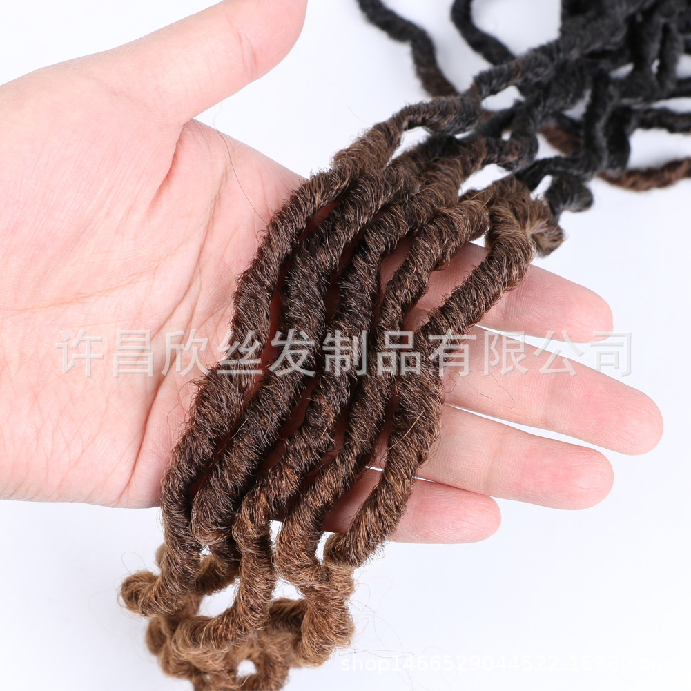 Cross-Border European and American African Dreadlocks Wig Crochet Hair Extension Gypsy Locs Hair Gypsy Chemical Fiber Wig Cross-Border European and American African Dreadlocks Wig Crochet Hair Extension Gypsy Locs Hair Gypsy Chemical Fiber Wig