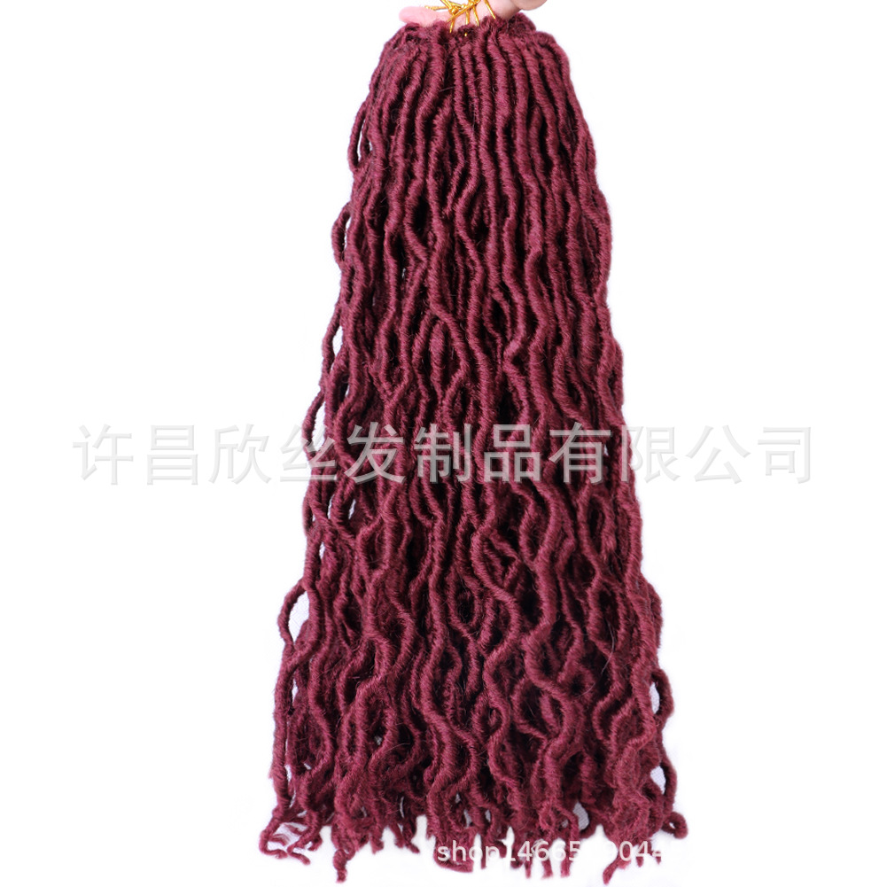 Cross-Border European and American African Dreadlocks Wig Crochet Hair Extension Gypsy Locs Hair Gypsy Chemical Fiber Wig Cross-Border European and American African Dreadlocks Wig Crochet Hair Extension Gypsy Locs Hair Gypsy Chemical Fiber Wig