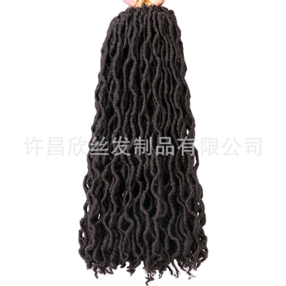 Cross-Border European and American African Dreadlocks Wig Crochet Hair Extension Gypsy Locs Hair Gypsy Chemical Fiber Wig Cross-Border European and American African Dreadlocks Wig Crochet Hair Extension Gypsy Locs Hair Gypsy Chemical Fiber Wig