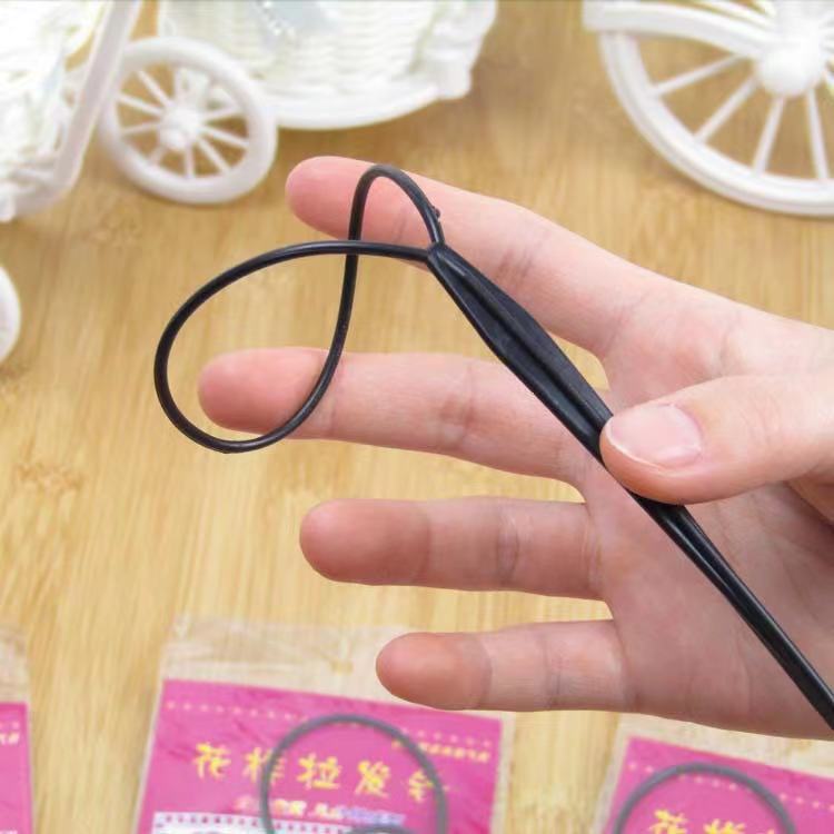 Girls Hair Puller Pin Hair Band Updo Hair Puller Pin Hair Extension Tool Portable Convenient Hair Stick Pattern Hair-Pulling Tool