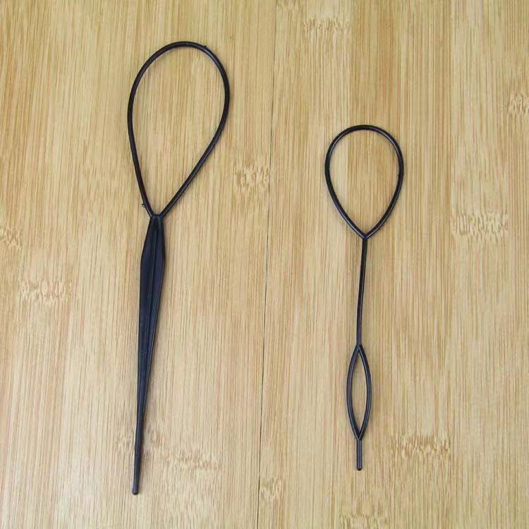 Girls Hair Puller Pin Hair Band Updo Hair Puller Pin Hair Extension Tool Portable Convenient Hair Stick Pattern Hair-Pulling Tool