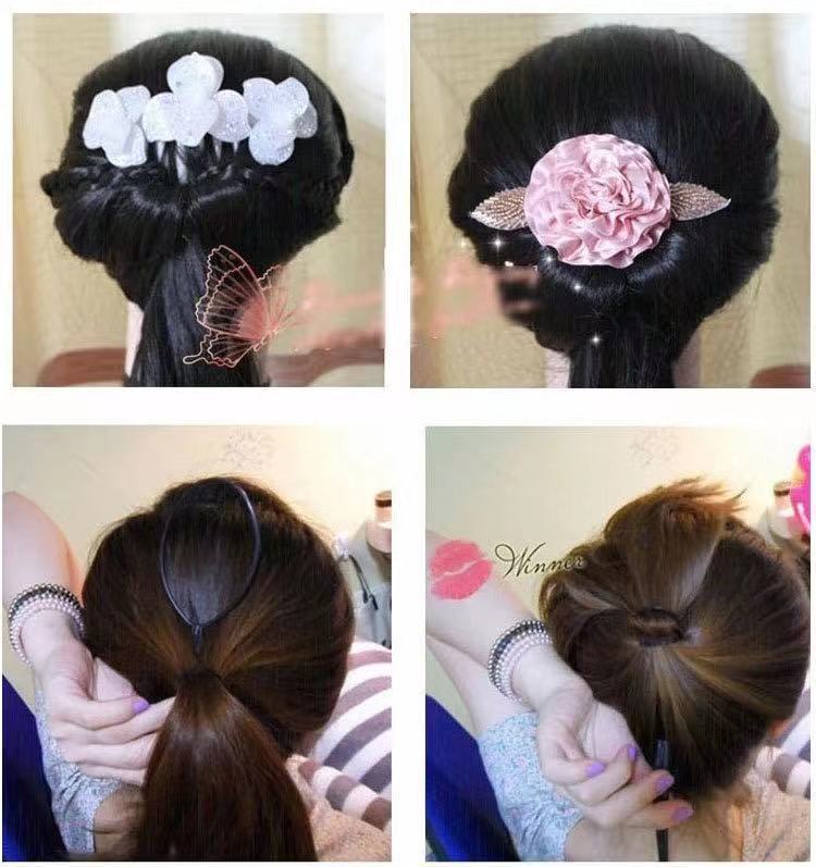 Girls Hair Puller Pin Hair Band Updo Hair Puller Pin Hair Extension Tool Portable Convenient Hair Stick Pattern Hair-Pulling Tool Girls Hair Puller Pin Hair Band Updo Hair Puller Pin Hair Extension Tool Portable Convenient Hair Stick Pattern Hair-Pulling Tool