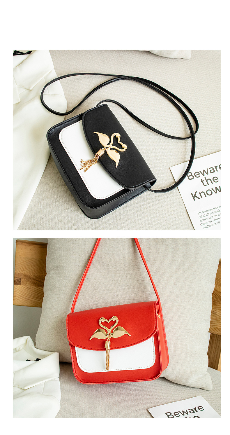 Gift Bag Wholesale Women's Bag Korean Style Cool Contrast Color Swan Small Square Bag 2021 Summer and Autumn New Collection One Shoulder Phone Bag Gift Bag Wholesale Women's Bag Korean Style Cool Contrast Color Swan Small Square Bag 2021 Summer and Autumn New Collection One Shoulder Phone Bag
