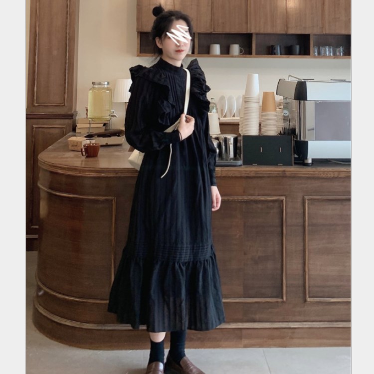 Qingqing Zhang Swan Princess Heavy Industry Retro Stringy Selvedge Dress 2021 Early Spring New Women's Clothing New Year Ancient Military Uniform Qingqing Zhang Swan Princess Heavy Industry Retro Stringy Selvedge Dress 2021 Early Spring New Women's Clothing New Year Ancient Military Uniform
