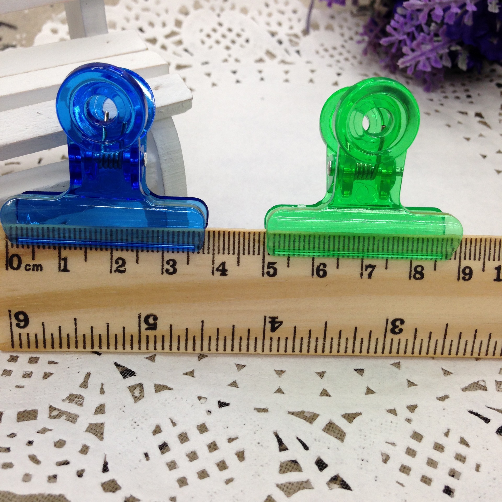 Dovetail clamp plate clamp plastic transparent paper books circle clip 38mm Dovetail clamp plate clamp plastic transparent paper books circle clip 38mm