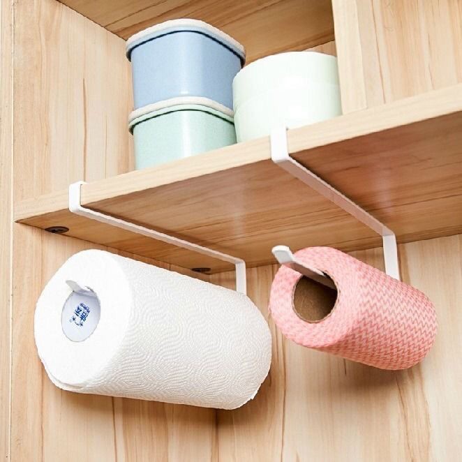 Iron Tissue Rack Roll Stand Simple Cabinet Hanging Storage Rack Cabinet Porting Plate Storage Rack Kitchen Paper Holder Iron Tissue Rack Roll Stand Simple Cabinet Hanging Storage Rack Cabinet Porting Plate Storage Rack Kitchen Paper Holder