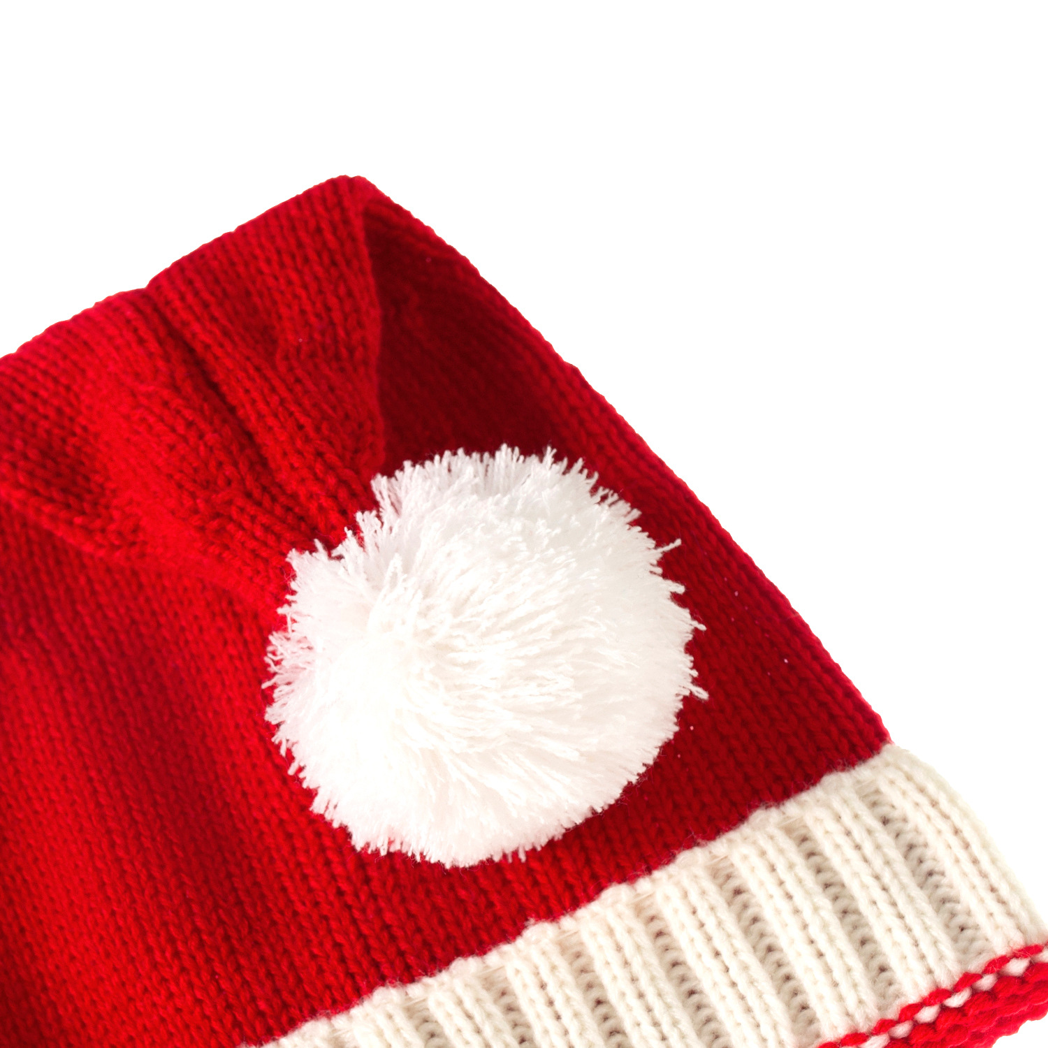 European and American Autumn and Winter New Parent-Child Wool Christmas Hat Single Ball Acrylic Baby Mother Warm Knitted Hat European and American Autumn and Winter New Parent-Child Wool Christmas Hat Single Ball Acrylic Baby Mother Warm Knitted Hat