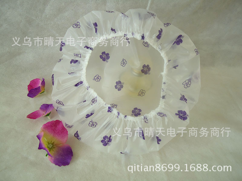 Printed rural style waterproof bath cap dust cap care mask makeup cap environmental EVA adult bath cap Printed rural style waterproof bath cap dust cap care mask makeup cap environmental EVA adult bath cap
