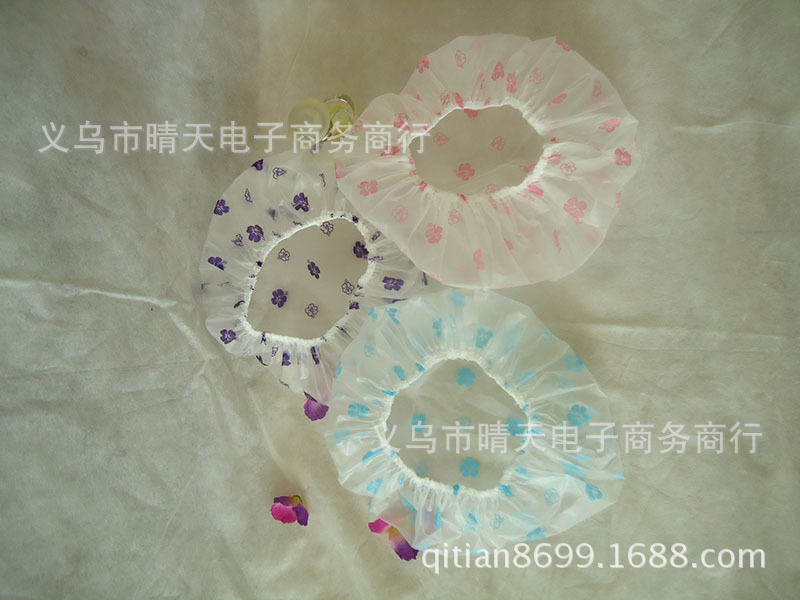 Printed rural style waterproof bath cap dust cap care mask makeup cap environmental EVA adult bath cap Printed rural style waterproof bath cap dust cap care mask makeup cap environmental EVA adult bath cap