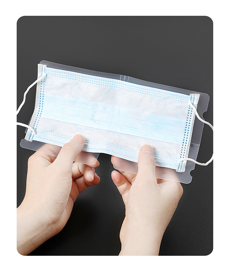 The mask holder has 10 foldable storage containers. The color holder is compact, portable, and as The mask holder has 10 foldable storage containers. The color holder is compact, portable, and as