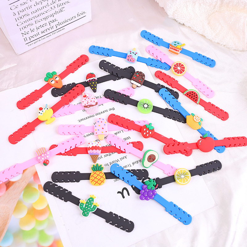 New creative PVC Cartoon Children&#039;s Mask Adjustment Hook Mask rope ear Hanging Adjustment belt