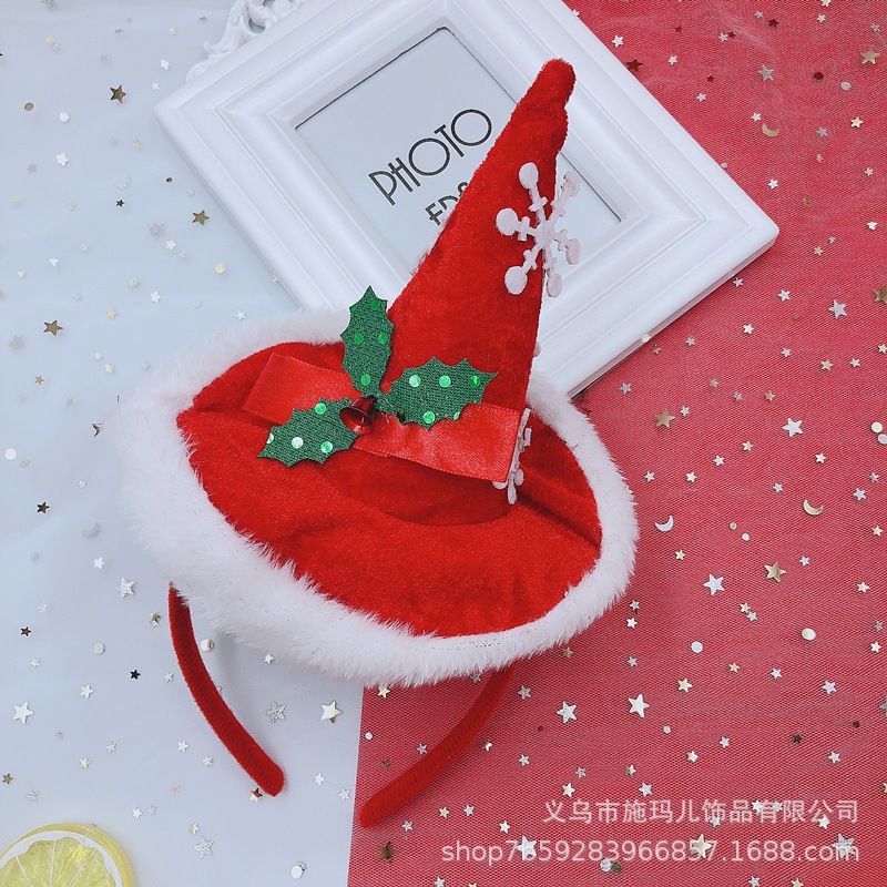 New Hot Sale Christmas Hat Bell Christmas Tree Headband Children's Holiday Party Headdress Gift Decorations New Hot Sale Christmas Hat Bell Christmas Tree Headband Children's Holiday Party Headdress Gift Decorations