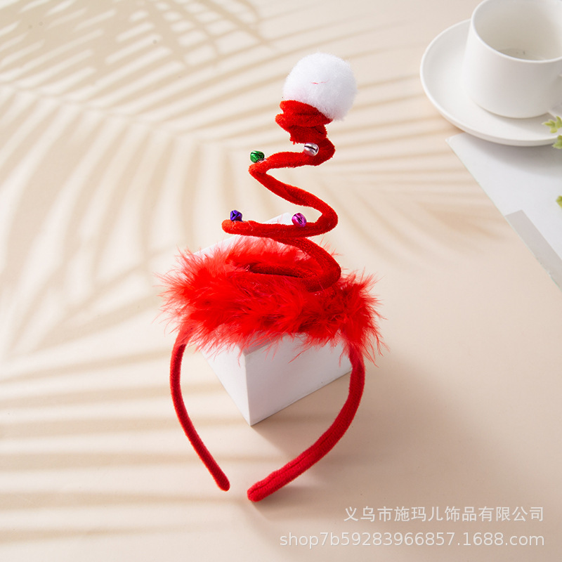 New Hot Sale Christmas Hat Bell Christmas Tree Headband Children's Holiday Party Headdress Gift Decorations New Hot Sale Christmas Hat Bell Christmas Tree Headband Children's Holiday Party Headdress Gift Decorations