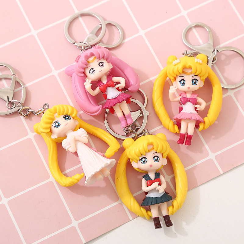 Hot Sale Japan Anime, Cartoon, Cute Sailor Moon Keychain Pendant Girls' Gifts Wholesale Factory Direct Sales Hot Sale Japan Anime, Cartoon, Cute Sailor Moon Keychain Pendant Girls' Gifts Wholesale Factory Direct Sales