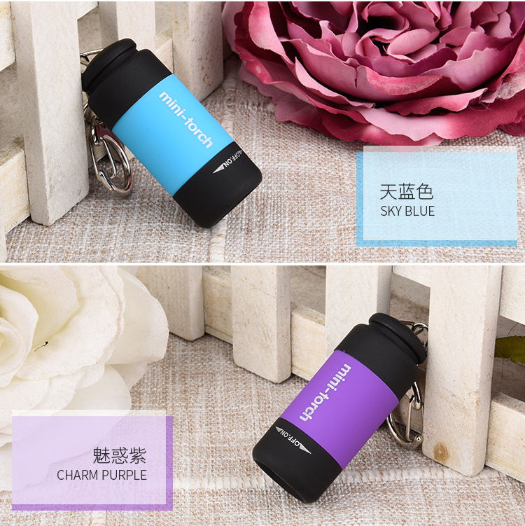 Super Bright Mini Torch USB Rechargeable Pocket Keychain Small Flashlight Led Strong Light Waterproof Travel Portable Super Bright Mini Torch USB Rechargeable Pocket Keychain Small Flashlight Led Strong Light Waterproof Travel Portable