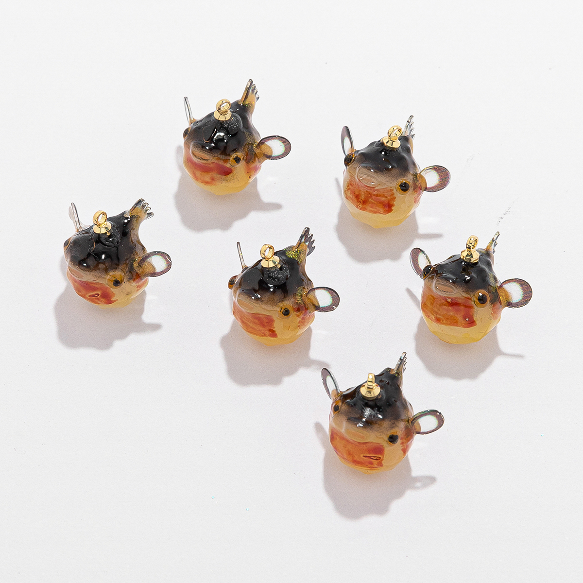 Full Net DIY Accessories Wholesale and Retail Resin Simulation Goldfish Ornament Pendant Keychain Earrings Full Net DIY Accessories Wholesale and Retail Resin Simulation Goldfish Ornament Pendant Keychain Earrings