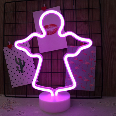Ins neon LED letters love star flamingo small night light decoration lights decoration Christmas lights