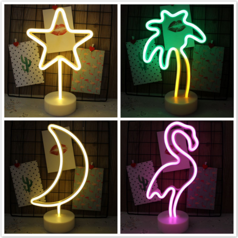 Ins neon LED letters love star flamingo small night light decoration lights decoration Christmas lights Ins neon LED letters love star flamingo small night light decoration lights decoration Christmas lights