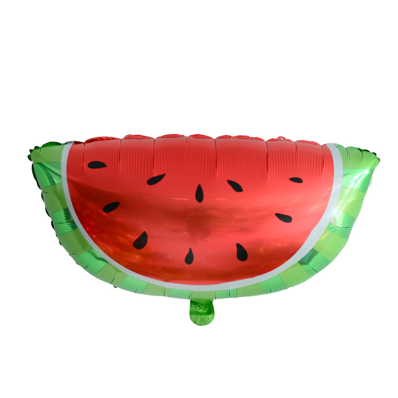 Factory direct fruit balloon children's birthday party decoration balloon large shaped vegetable aluminum film balloon