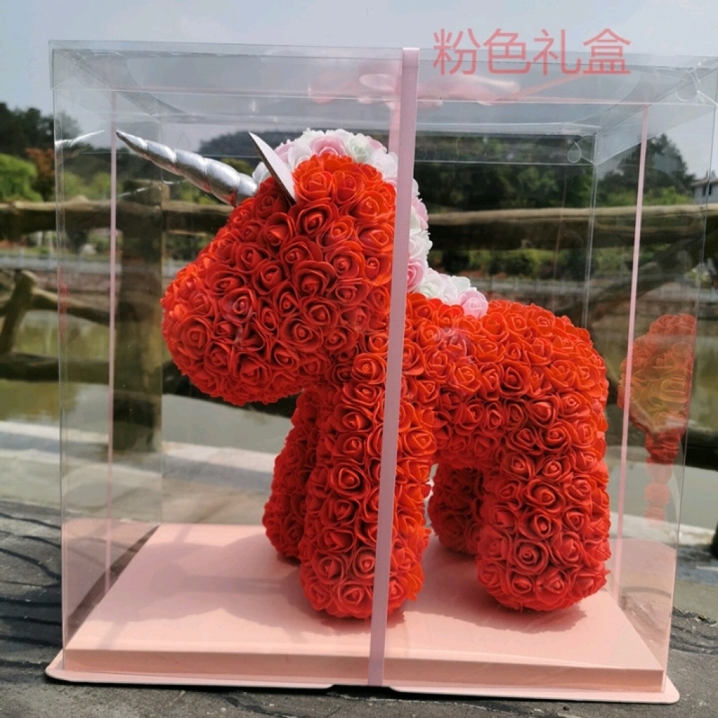 Unicorn Eternal Life PE Flower Artificial Rose Valentine's Day Christmas Gift for Girlfriend and Friends Unicorn Eternal Life PE Flower Artificial Rose Valentine's Day Christmas Gift for Girlfriend and Friends