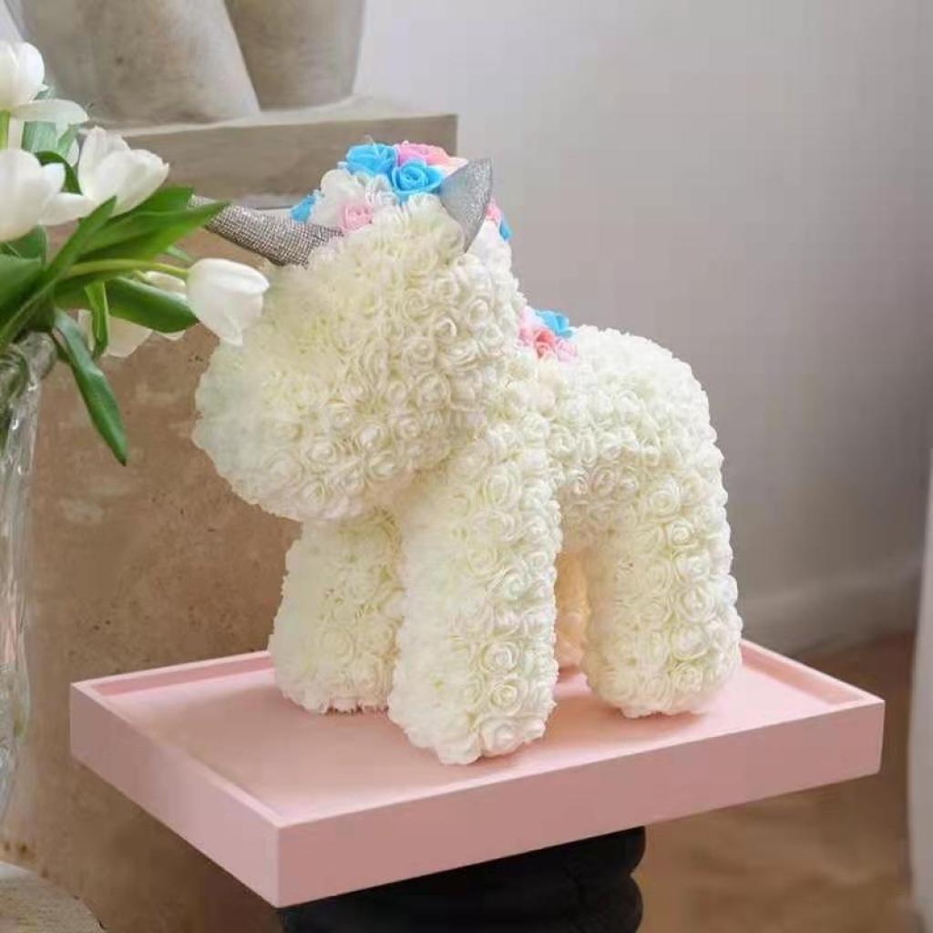 Unicorn Eternal Life PE Flower Artificial Rose Valentine's Day Christmas Gift for Girlfriend and Friends Unicorn Eternal Life PE Flower Artificial Rose Valentine's Day Christmas Gift for Girlfriend and Friends