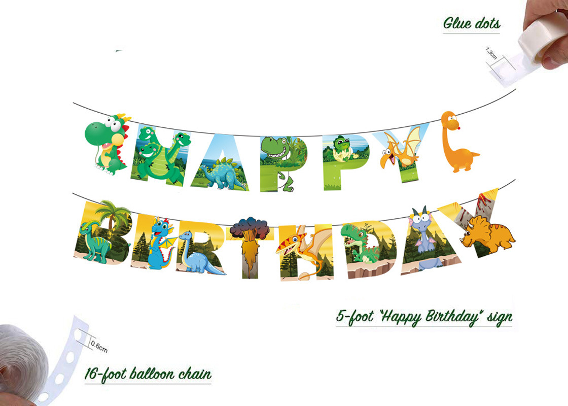 Dinosaur Balloon Garland Set Happy Birthday Balloon Banner Large Dinosaur Balloon Dinosaur Theme Party Dinosaur Balloon Garland Set Happy Birthday Balloon Banner Large Dinosaur Balloon Dinosaur Theme Party